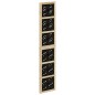 vidaXL Biombo separador 3 paneles madera maciza Paulownia marrón negro vidaXL Biombo separador 3 paneles madera maciza Paulownia marrón negro