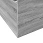 vidaXL Cama con cajones madera ingeniería gris Sonoma 150x200 cm