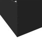 vidaXL Estructura cama con cajones madera ingeniería negra 150x200 cm vidaXL Estructura cama con cajones madera ingeniería negra 150x200 cm