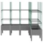 vidaXL Jardinera con enrejado PP gris claro 160x120x142,5 cm vidaXL Jardinera con enrejado PP gris claro 160x120x142,5 cm
