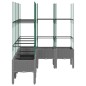vidaXL Jardinera con enrejado PP gris claro 160x120x142,5 cm vidaXL Jardinera con enrejado PP gris claro 160x120x142,5 cm