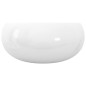 vidaXL Lavabo redondo de cerámica 40x15 cm blanco vidaXL Lavabo redondo de cerámica 40x15 cm blanco