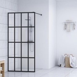 vidaXL Mampara de ducha de vidrio templado transparente 80x195 cm