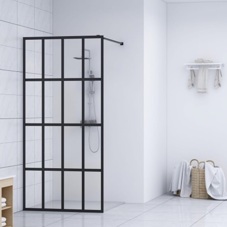 vidaXL Mampara de ducha de vidrio templado transparente 80x195 cm
