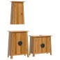 vidaXL Conjunto de muebles de baño 3 piezas madera maciza de pino vidaXL Conjunto de muebles de baño 3 piezas madera maciza de pino