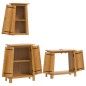 vidaXL Conjunto de muebles de baño 3 piezas madera maciza de pino vidaXL Conjunto de muebles de baño 3 piezas madera maciza de pino