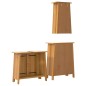 vidaXL Conjunto de muebles de baño 3 piezas madera maciza de pino vidaXL Conjunto de muebles de baño 3 piezas madera maciza de pino