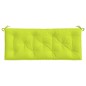 vidaXL Cojines de banco de jardín 2 uds verde brillante 120x50x7 cm vidaXL Cojines de banco de jardín 2 uds verde brillante 120x50x7 cm