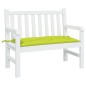 vidaXL Cojín de banco de jardín tela Oxford verde claro 110x50x7 cm vidaXL Cojín de banco de jardín tela Oxford verde claro 110x50x7 cm