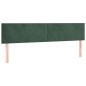 vidaXL Cama box spring con colchón terciopelo verde oscuro 120x190 cm vidaXL Cama box spring con colchón terciopelo verde oscuro 120x190 cm