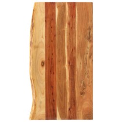 vidaXL Encimera para armario tocador madera maciza acacia 100x52x2,5cm