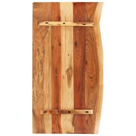 vidaXL Encimera para armario tocador madera maciza acacia 100x52x2,5cm