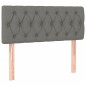 vidaXL Cama box spring con colchón y LED tela marrón oscuro 120x190 cm vidaXL Cama box spring con colchón y LED tela marrón oscuro 120x190 cm
