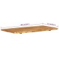 vidaXL Encimera para armario tocador madera maciza acacia 100x52x2,5cm vidaXL Encimera para armario tocador madera maciza acacia 100x52x2,5cm