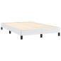 vidaXL Cama box spring con colchón cuero sintético blanco 120x190 cm vidaXL Cama box spring con colchón cuero sintético blanco 120x190 cm