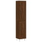 vidaXL Aparador alto madera contrachapada roble marrón 34,5x34x180 cm vidaXL Aparador alto madera contrachapada roble marrón 34,5x34x180 cm