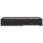 vidaXL Cama con cajones madera de ingeniería negra 90x200 cm vidaXL Cama con cajones madera de ingeniería negra 90x200 cm