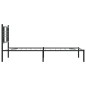vidaXL Estructura de cama con cabecero metal negro 107x203 cm vidaXL Estructura de cama con cabecero metal negro 107x203 cm