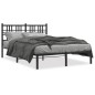 vidaXL Estructura de cama con cabecero metal negro 120x200 cm vidaXL Estructura de cama con cabecero metal negro 120x200 cm