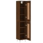 vidaXL Aparador alto madera contrachapada roble marrón 34,5x34x180 cm vidaXL Aparador alto madera contrachapada roble marrón 34,5x34x180 cm