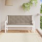 vidaXL Cojines de banco de jardín 2 uds tela Oxford taupé 150x50x7 cm vidaXL Cojines de banco de jardín 2 uds tela Oxford taupé 150x50x7 cm
