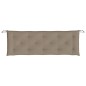 vidaXL Cojines de banco de jardín 2 uds tela Oxford taupé 150x50x7 cm vidaXL Cojines de banco de jardín 2 uds tela Oxford taupé 150x50x7 cm