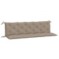 vidaXL Cojines de banco de jardín 2 uds tela Oxford taupé 180x50x7 cm vidaXL Cojines de banco de jardín 2 uds tela Oxford taupé 180x50x7 cm