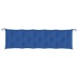 vidaXL Cojines de banco de jardín 2 uds tela Oxford azul 180x50x7 cm vidaXL Cojines de banco de jardín 2 uds tela Oxford azul 180x50x7 cm