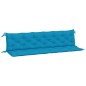 vidaXL Cojines de banco de jardín 2 uds azul claro 200x50x7 cm vidaXL Cojines de banco de jardín 2 uds azul claro 200x50x7 cm