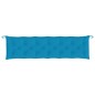vidaXL Cojines de banco de jardín 2 uds azul claro 200x50x7 cm vidaXL Cojines de banco de jardín 2 uds azul claro 200x50x7 cm