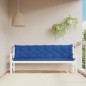 vidaXL Cojines de banco de jardín 2 uds tela Oxford azul 200x50x7 cm vidaXL Cojines de banco de jardín 2 uds tela Oxford azul 200x50x7 cm