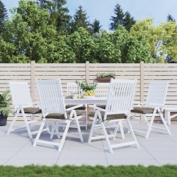 vidaXL Cojines de silla de jardín 6 uds tela Oxford taupé 40x40x7 cm