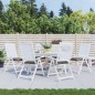 vidaXL Cojines de silla de jardín 6 uds tela Oxford taupé 40x40x7 cm