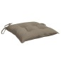 vidaXL Cojines de silla de jardín 6 uds tela Oxford taupé 40x40x7 cm