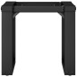 vidaXL Patas de mesa de centro estructura O hierro fundido 40x40x33 cm