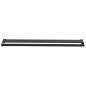 vidaXL Mampara ducha con estante vidrio ESG y aluminio negro 80x195 cm vidaXL Mampara ducha con estante vidrio ESG y aluminio negro 80x195 cm