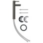 vidaXL Lavabo con grifo y tapón pulsador cristal templado esmerilado vidaXL Lavabo con grifo y tapón pulsador cristal templado esmerilado
