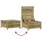 vidaXL Juego de muebles jardín 6 pzas y cojines madera pino impregnada vidaXL Juego de muebles jardín 6 pzas y cojines madera pino impregnada