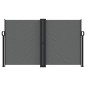 vidaXL Toldo lateral retráctil gris antracita 140x1000 cm