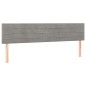 vidaXL Cama box spring con colchón terciopelo gris claro 120x190 cm vidaXL Cama box spring con colchón terciopelo gris claro 120x190 cm