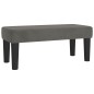 vidaXL Cama box spring con colchón terciopelo gris oscuro 120x190 cm vidaXL Cama box spring con colchón terciopelo gris oscuro 120x190 cm