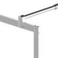 vidaXL Mampara ducha con estante vidrio ESG y aluminio cromo 80x195 cm vidaXL Mampara ducha con estante vidrio ESG y aluminio cromo 80x195 cm
