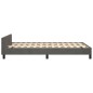 vidaXL Estructura cama con cabecero terciopelo gris oscuro 120x190 cm vidaXL Estructura cama con cabecero terciopelo gris oscuro 120x190 cm