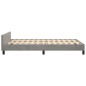 vidaXL Estructura cama con cabecero terciopelo gris claro 120x190 cm vidaXL Estructura cama con cabecero terciopelo gris claro 120x190 cm