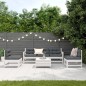 vidaXL Set muebles jardín 6 pzas con cojines madera maciza pino blanco vidaXL Set muebles jardín 6 pzas con cojines madera maciza pino blanco