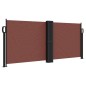 vidaXL Toldo lateral retráctil marrón 100x1000 cm vidaXL Toldo lateral retráctil marrón 100x1000 cm