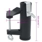 vidaXL Abrazaderas de sombrilla para balcón 2 uds acero 25-38 mm vidaXL Abrazaderas de sombrilla para balcón 2 uds acero 25-38 mm