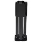 vidaXL Base de sombrilla para mástil de Ø38/48 mm acero negro brillo vidaXL Base de sombrilla para mástil de Ø38/48 mm acero negro brillo