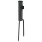 vidaXL Soportes de sombrilla con púas 2 uds acero galvanizado 9x35 cm vidaXL Soportes de sombrilla con púas 2 uds acero galvanizado 9x35 cm