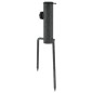 vidaXL Soportes de sombrilla con púas 2 uds acero galvanizado 9x35 cm vidaXL Soportes de sombrilla con púas 2 uds acero galvanizado 9x35 cm
